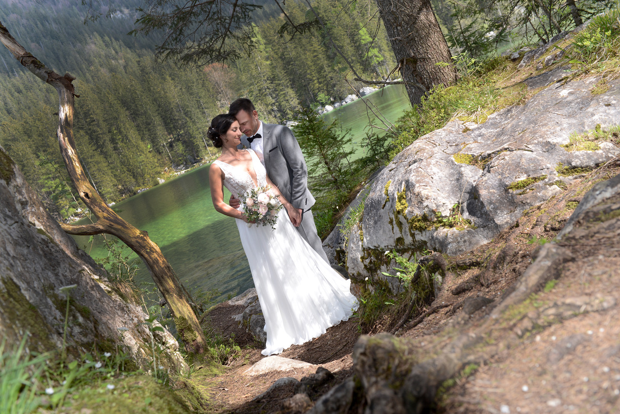 Hochzeitsfotos am Hintersee / Ramsau
